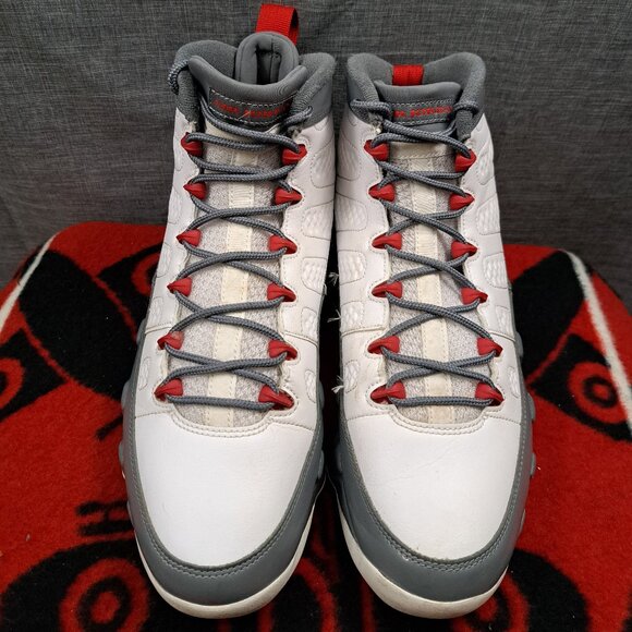 %Size 11 Nike Air Jordan 9 Retro Fire Red Mens CT8019-162 / AJ20 main image 9